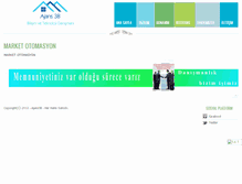 Tablet Screenshot of ajans3b.com